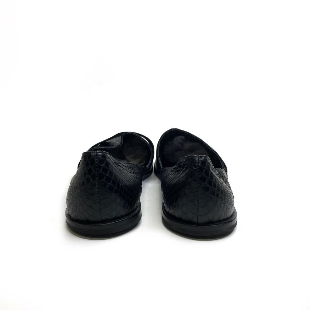 VINCE Mason 2 Landsnake Leather Flats #954 - Picture 3 of 12